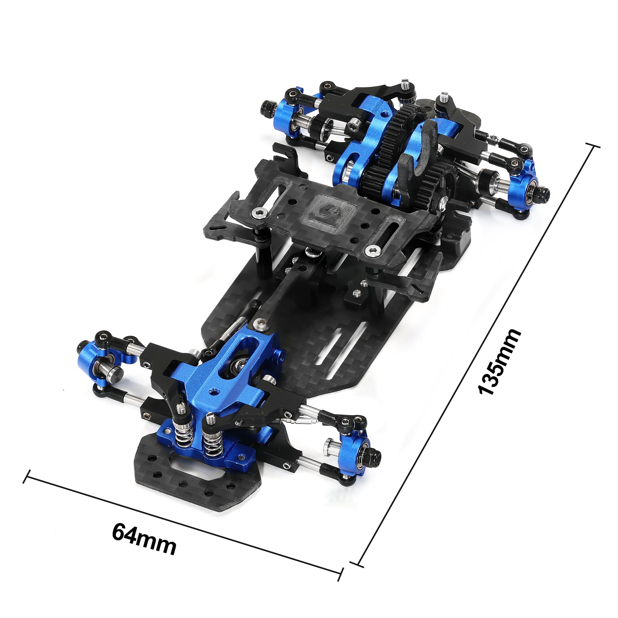 Amazon.com: Abendor RC Car Frame, 1/24 1/28 TG Racing Carbon Fiber